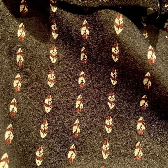 Urban Outfitters Lucca Couture Deep Green Ruffle 3/4 Sleeve Mini Dress Sz S - Picture 7 of 11